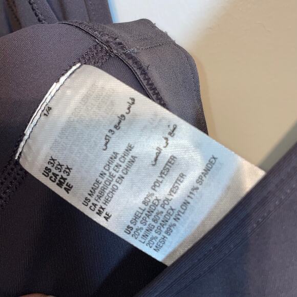 ID Ideology Performance Plus Size Medium Impact Sports Bra, 3x - Picture 5 of 6